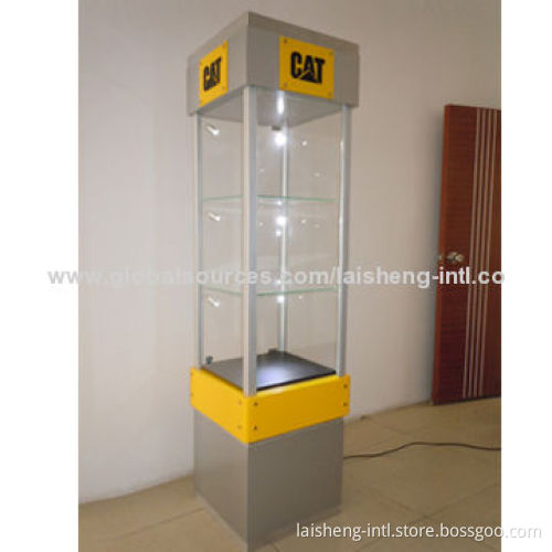 Watch Display Tower with Lights, Measures 500 x 500 x 1,900mmNew